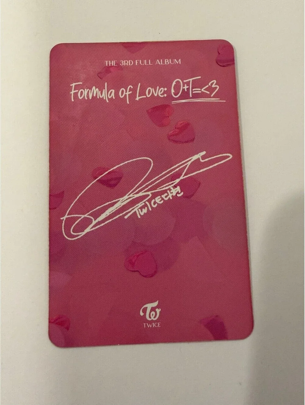 Twice Dahyun FORMULA OF LOVE Album Photocard